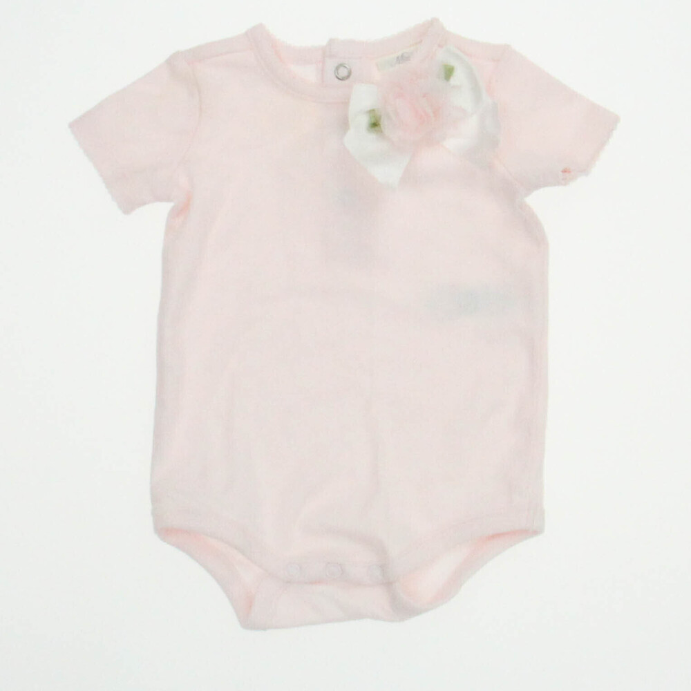 Miniclasix Girls Pink Onesie size: 6 Months